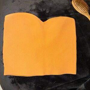 Babaton Orange Crop Top